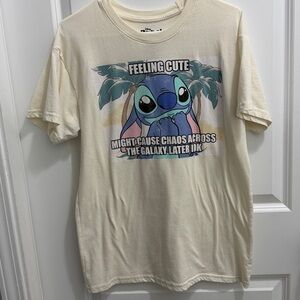 Disney Stitch Feeling Cute Graphic Tee Size M